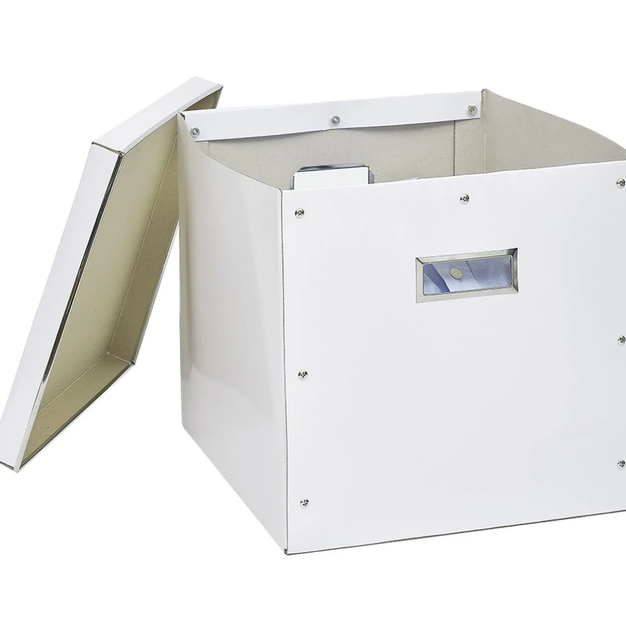 Boîte de rangement en carton - 31x30xH31 cm