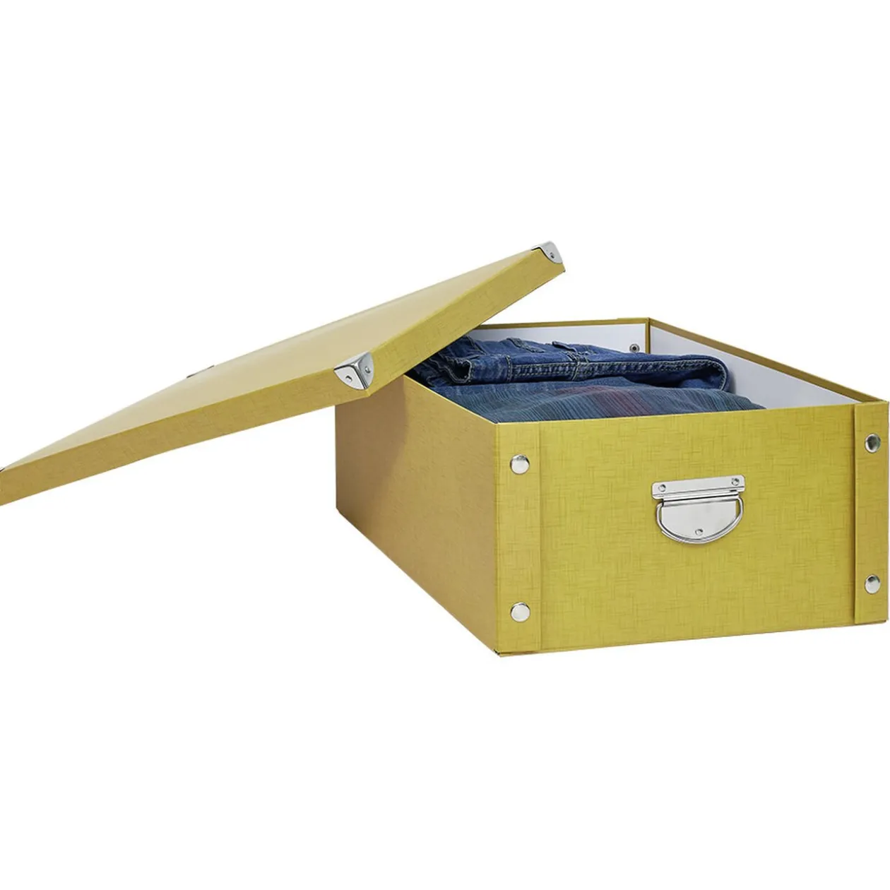 Boîte de rangement en carton - 51x34xH18,5 cm