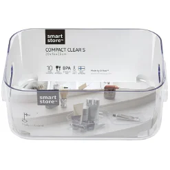 Boîte de rangement en plastique transparent SmartStore Compact Clear S