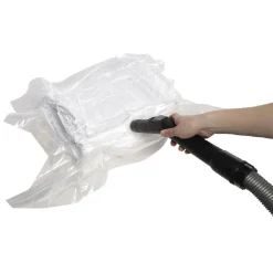 Boîte de rangement et housse sous vide gris violet