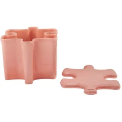 Boîte de rangement forme pièce de puzzle