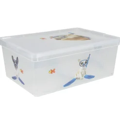 Boîte de rangement 10L design chien