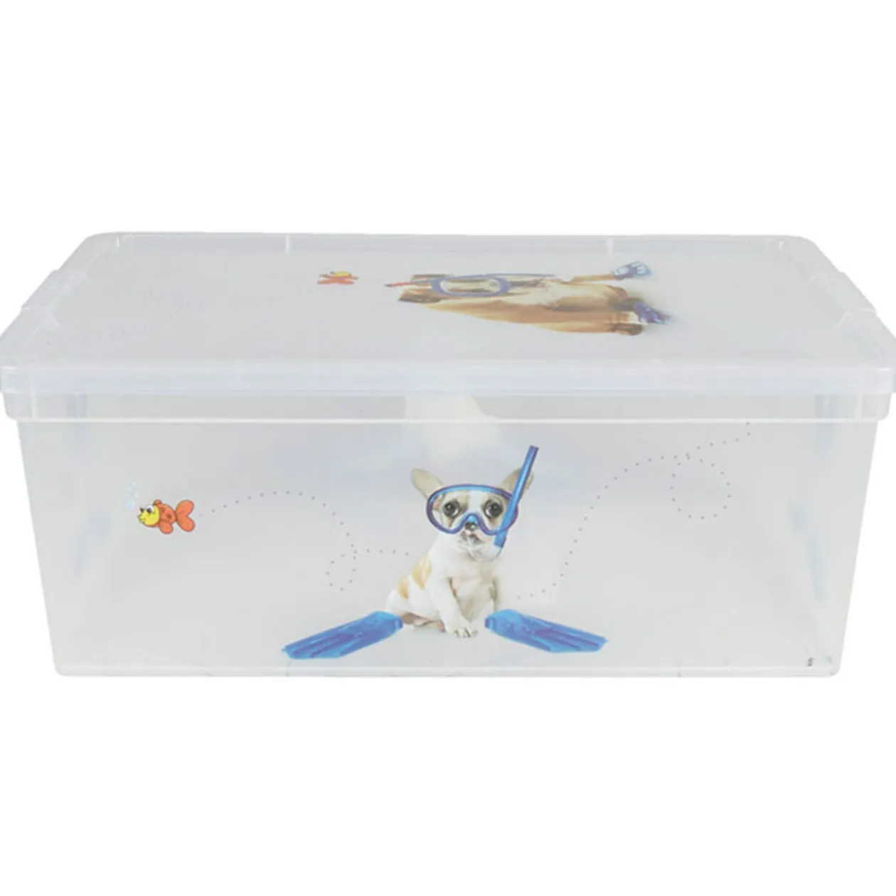 Boîte de rangement 10L design chien