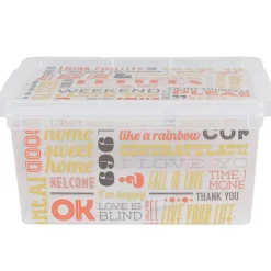 Boîte de rangement 2L design weekend