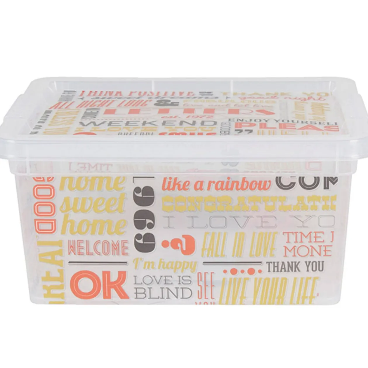 Boîte de rangement 2L design weekend