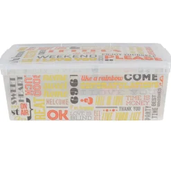 Boîte de rangement 6L design weekend