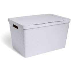 Boîte de rangement 51L plastique 56x36x32cm