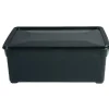 Boîte de rangement noire 10 L