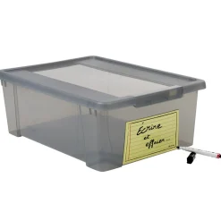 Boîte de rangement noire 11 L