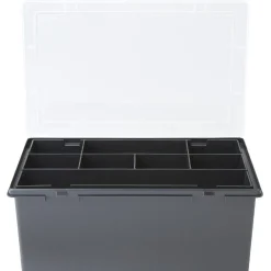 Boîte de rangement organisateur 8 compartiments noir