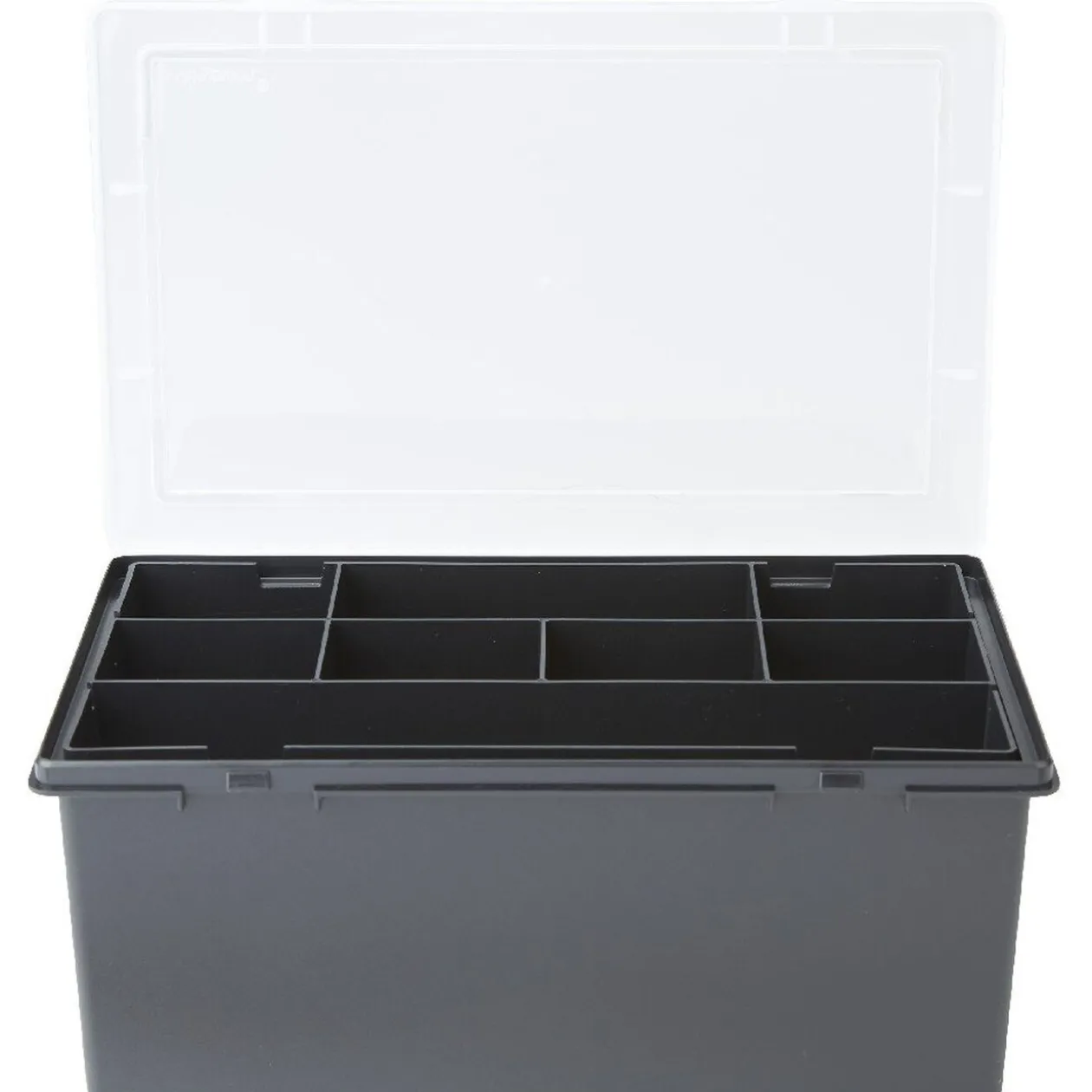 Boîte de rangement organisateur 8 compartiments noir