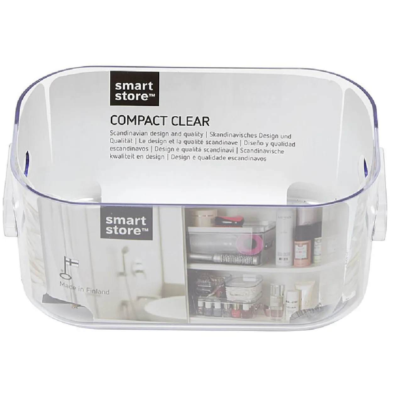 Boîte de rangement plastique transparent SmartStore Compact Clear XS