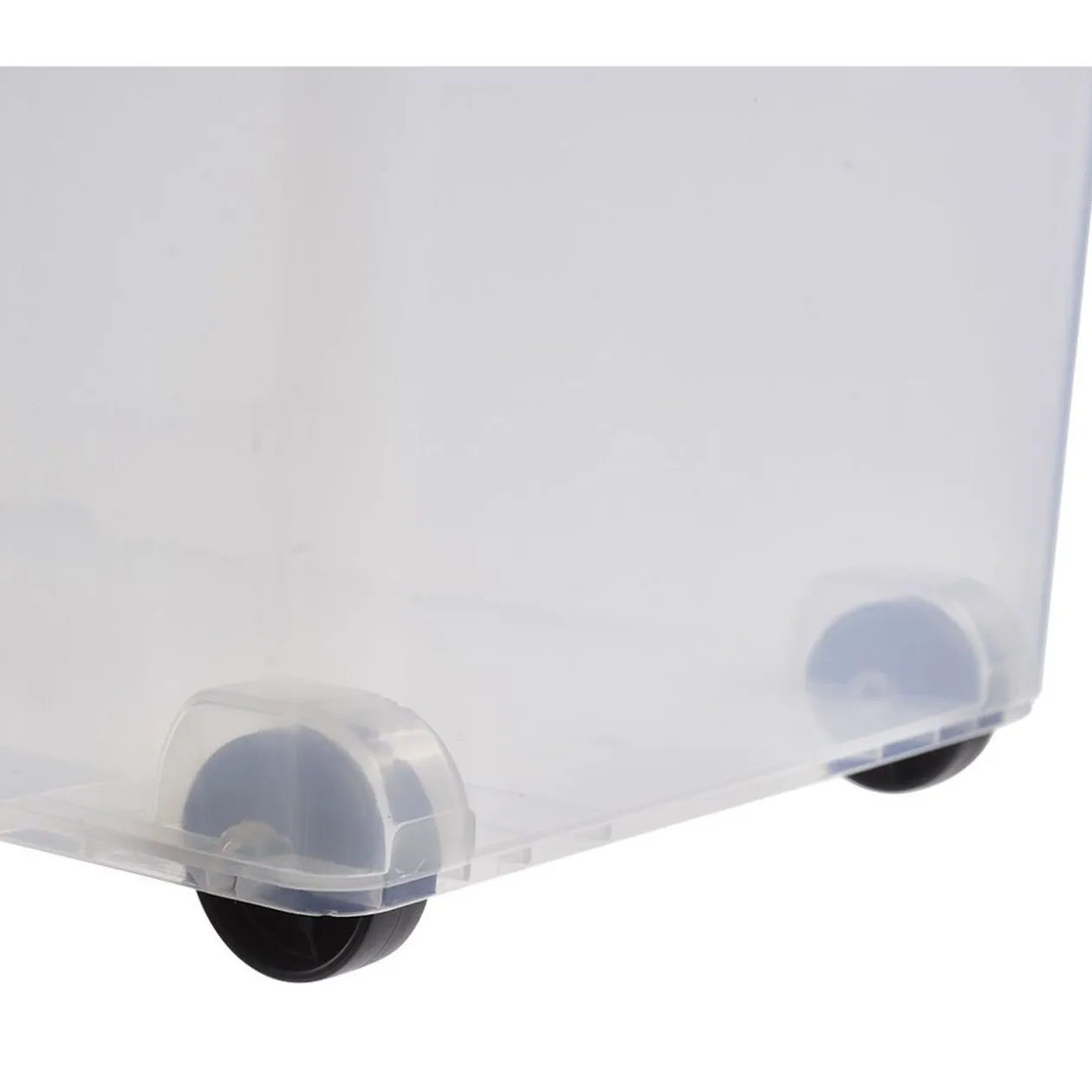 Boîte de rangement plastique sapin Noël 90L 120x39xH33 cm