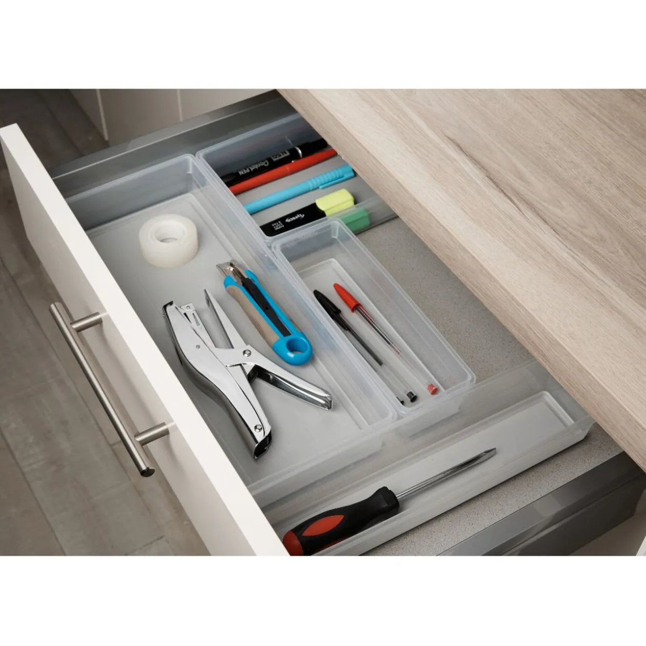 Boîte de rangement pour tiroir 7,5x7,5xH.5 cm