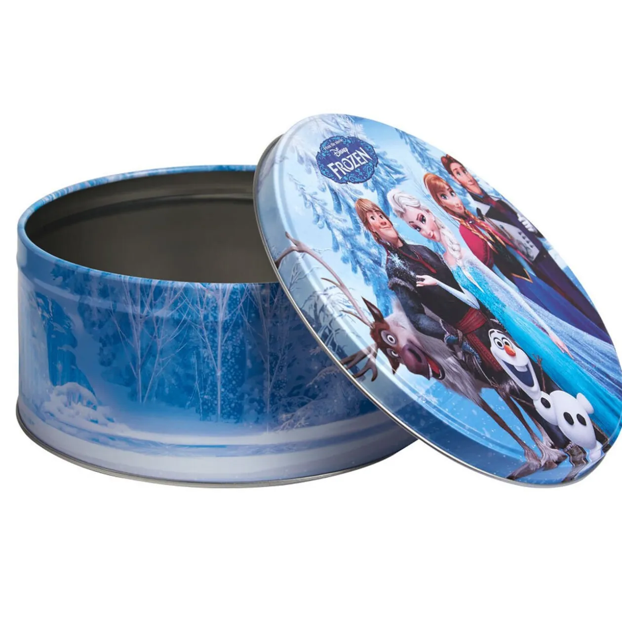 Boîte de rangement ronde Reine des neiges