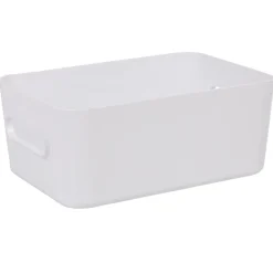 Boîte de rangement salle de bain blanche SmartStore Compact Taille M