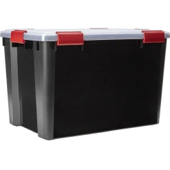 Boîte de rangement étanche 70 L avec couvercle