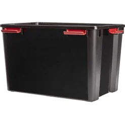 Boîte de rangement étanche 70 L avec couvercle