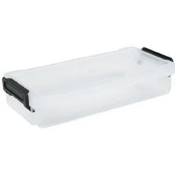 Boîte de rangement transparente à clip 0,55L