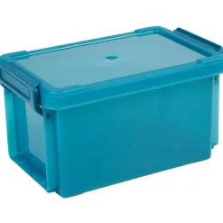 Boîte de rangement transparente à clip 0,70L