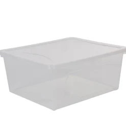 Boîte de rangement transparente 18 L