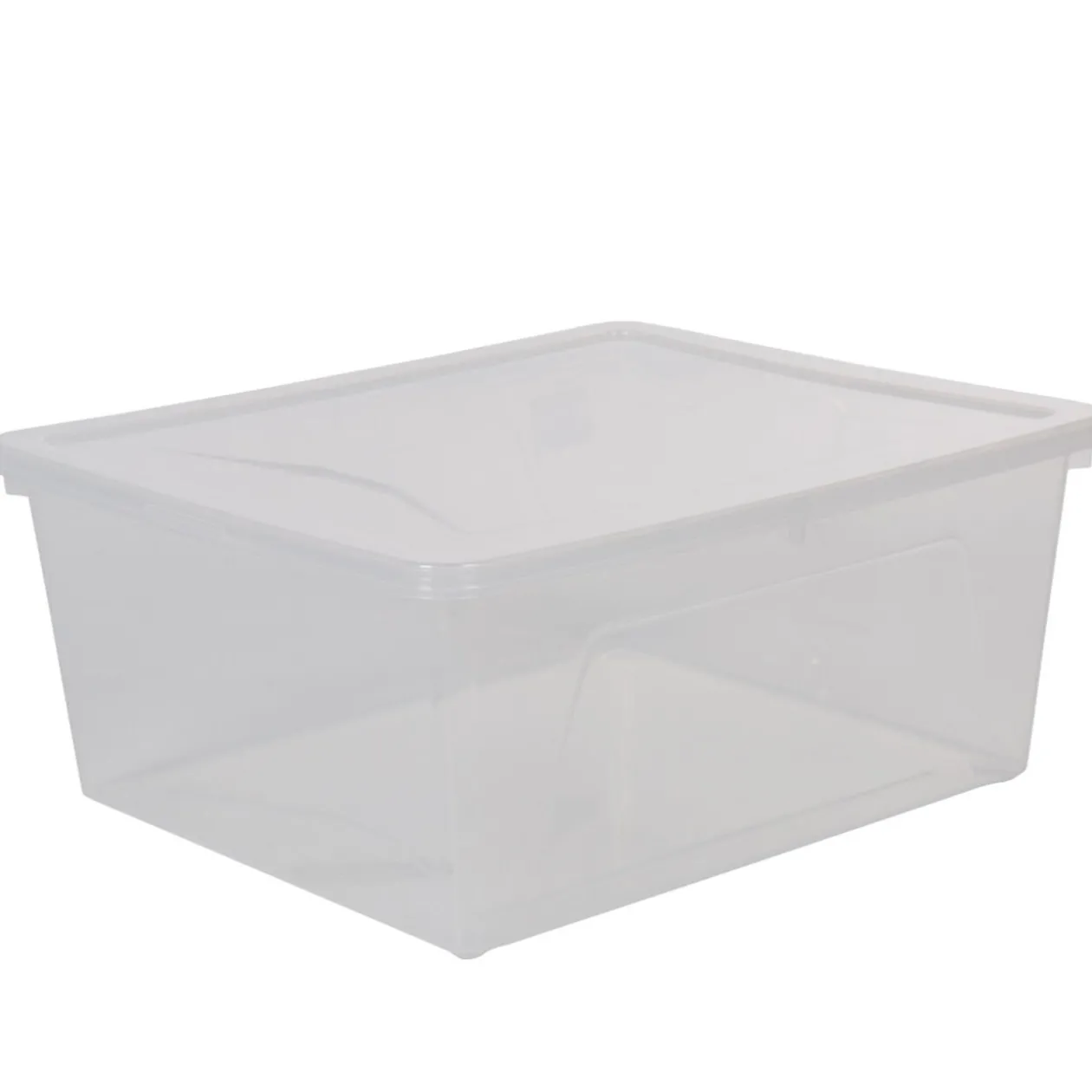 Boîte de rangement transparente 18 L