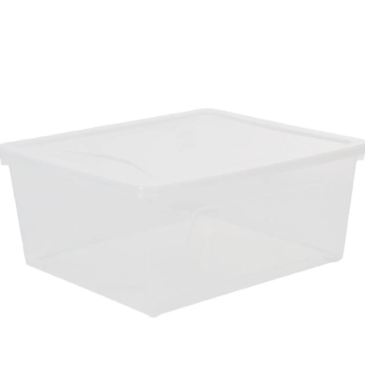 Boîte de rangement transparente 18 L