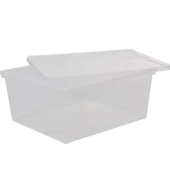 Boîte de rangement transparente 18 L