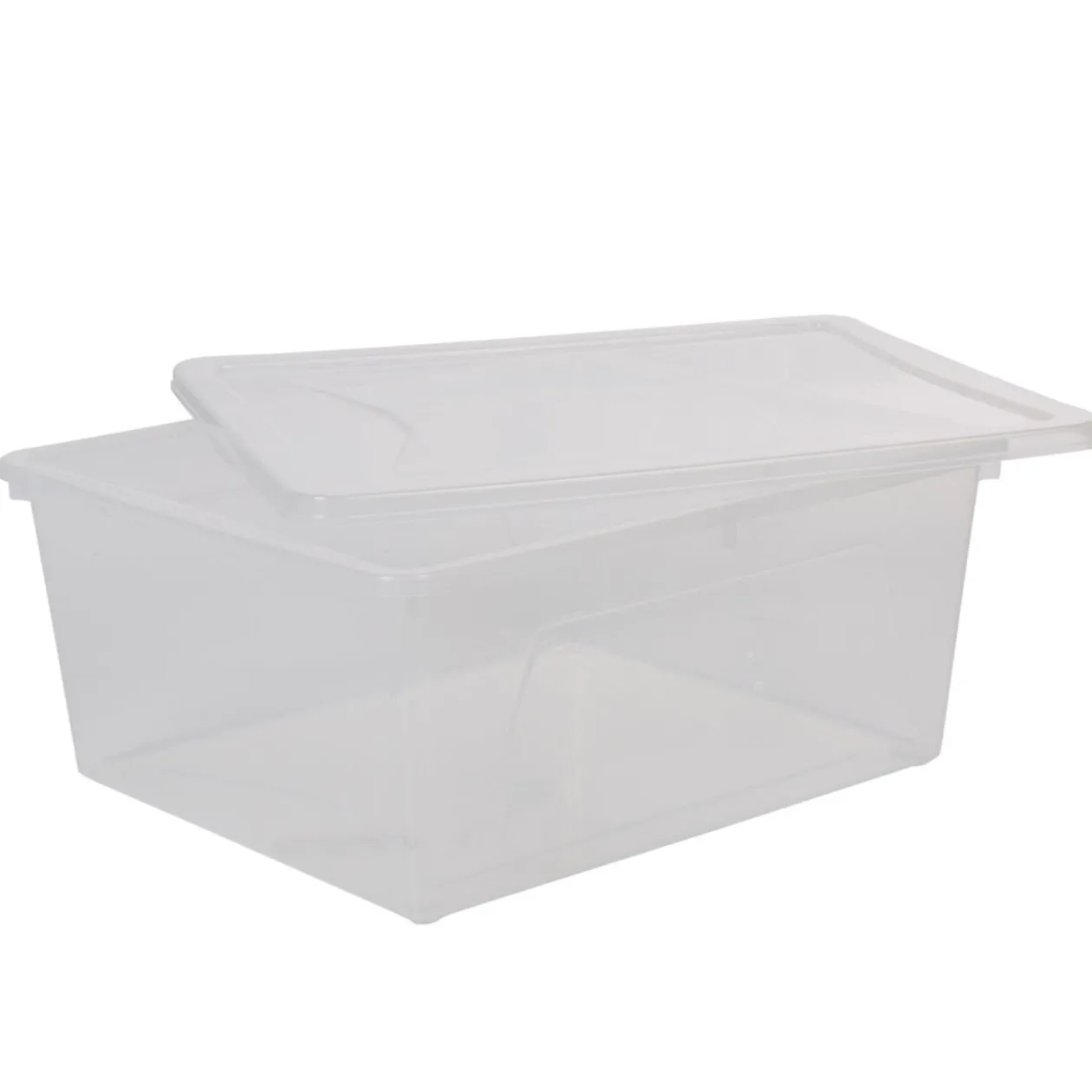 Boîte de rangement transparente 18 L