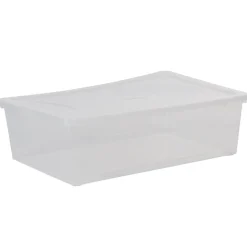 Boîte de rangement transparente 22 L