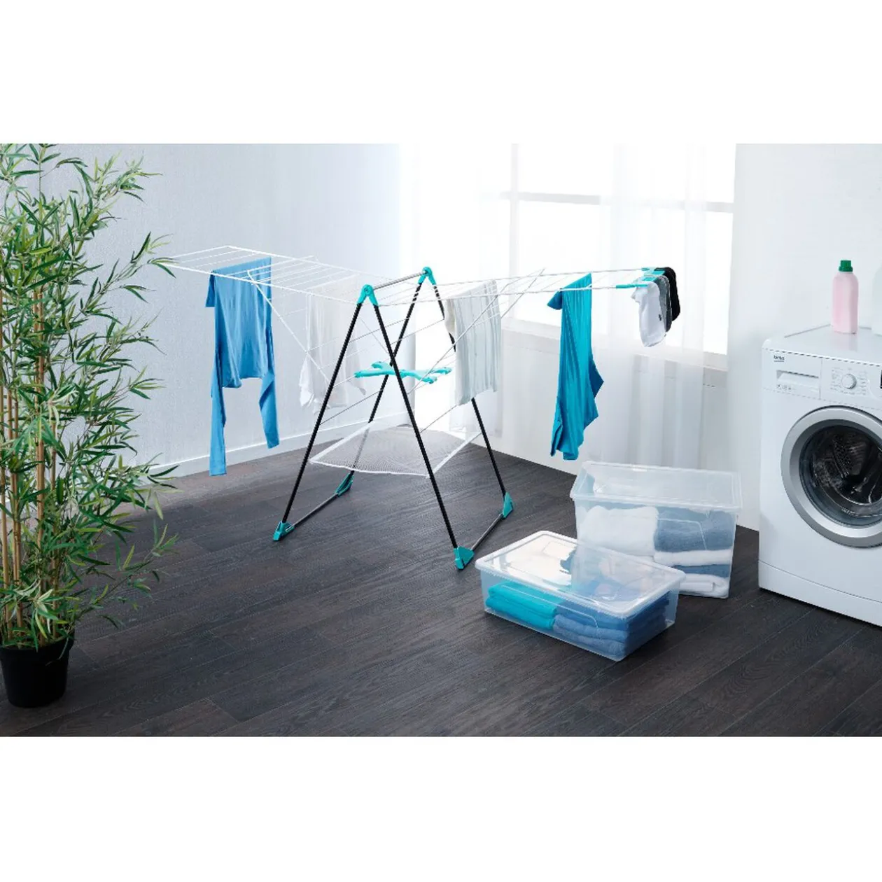 Boîte de rangement transparente 22 L