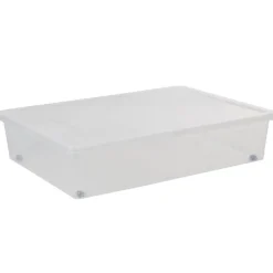 Boîte de rangement transparente 55 L