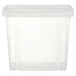 Boîte de rangement transparente avec couvercle 8,8L