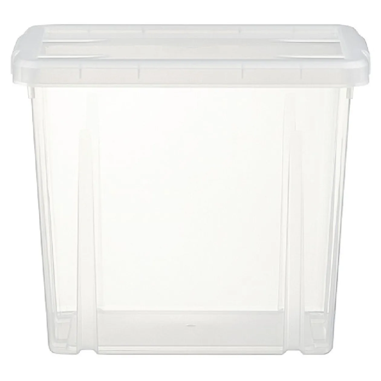 Boîte de rangement transparente avec couvercle 8,8L