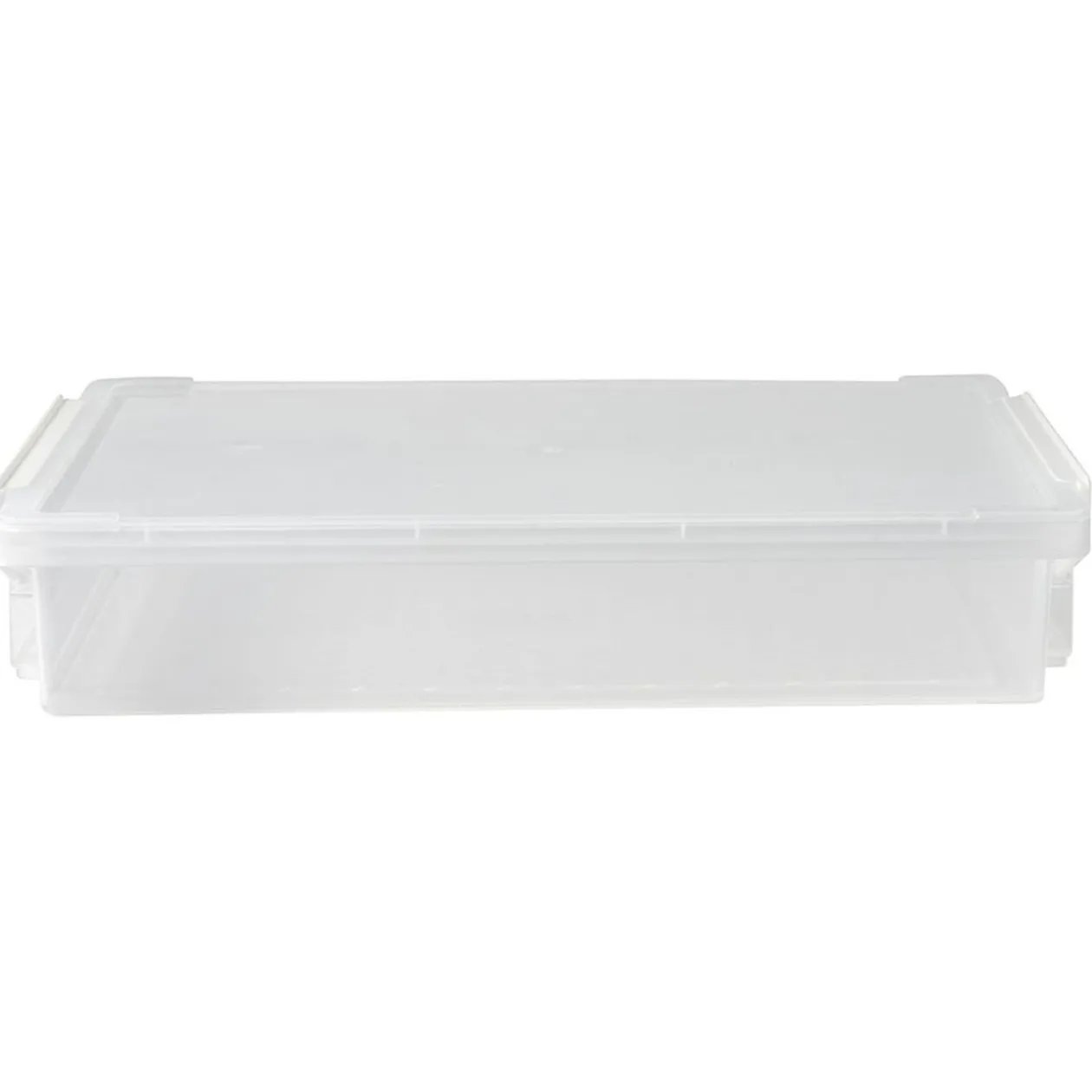 Boîte de rangement transparente A4 fermeture clip 4L