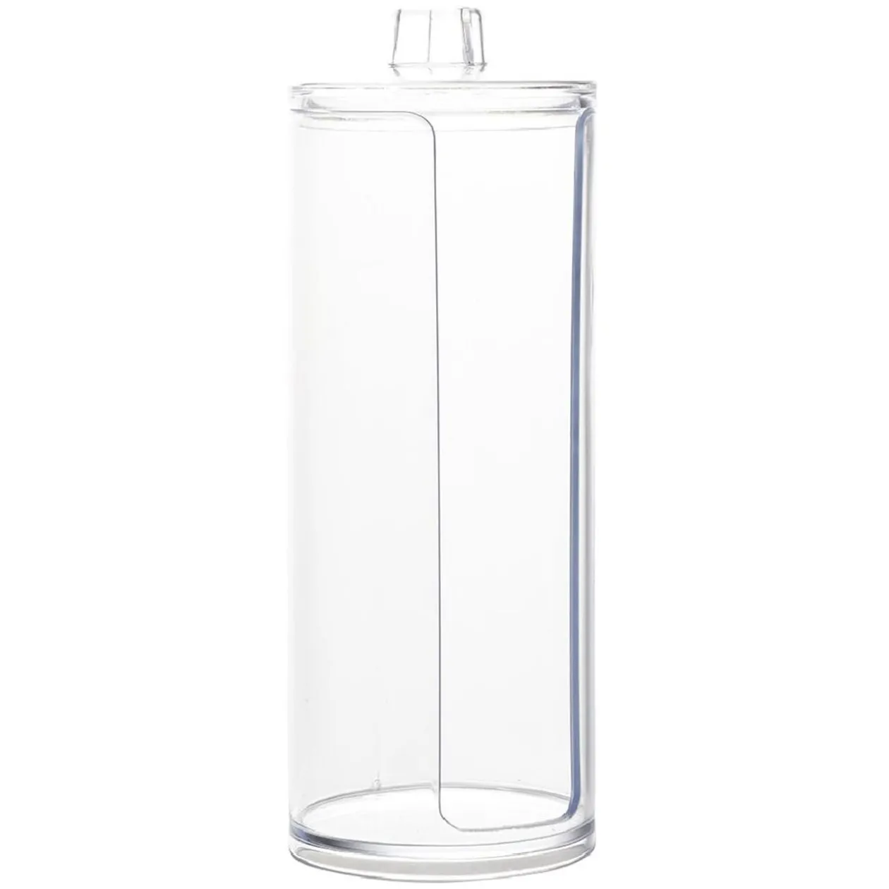 Boîte de rangement transparente pour coton