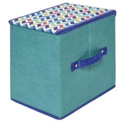 Boîte de rangement étroite design zigzag