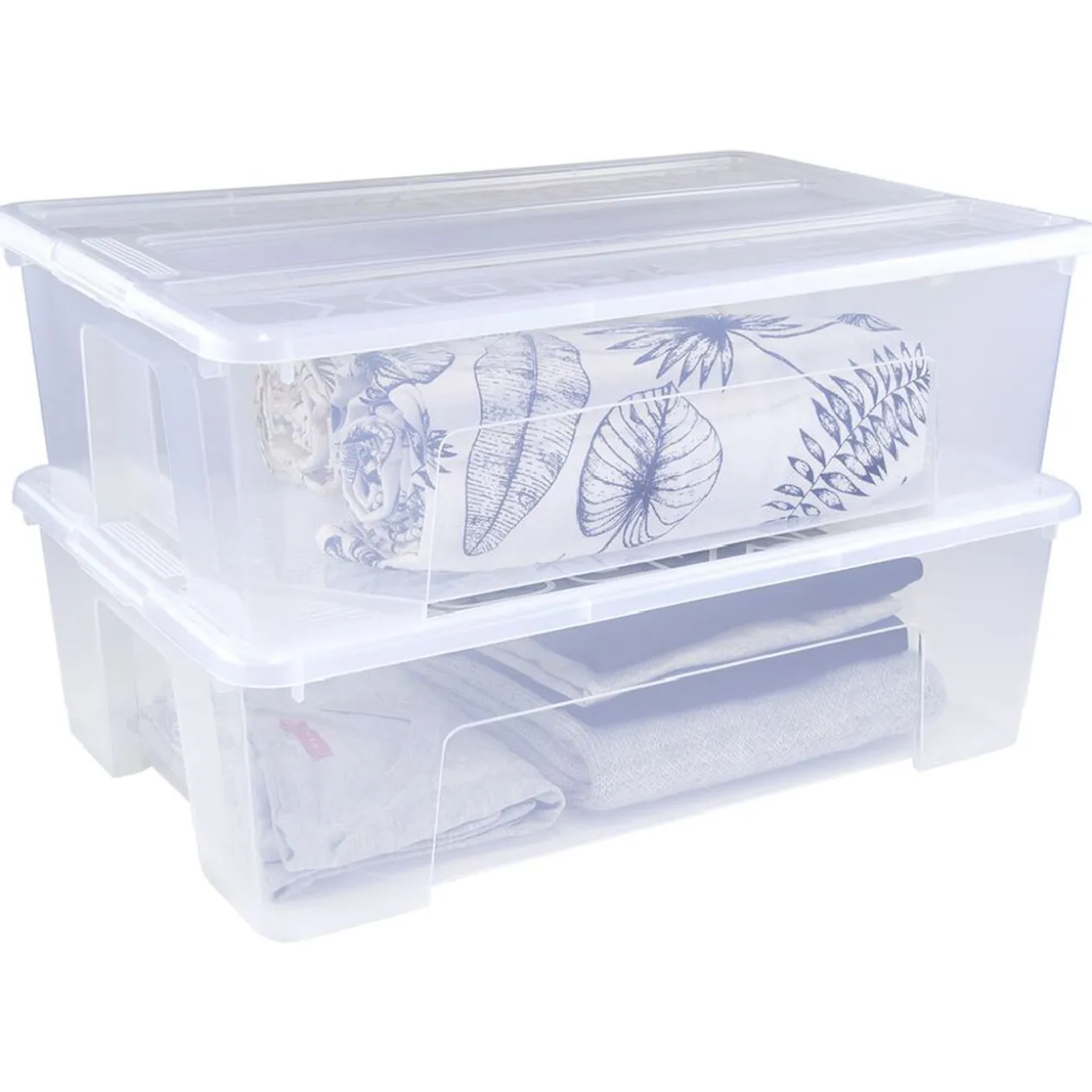 Boîte dessous de lit 28L x2