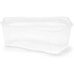 Boîte 6L plastique transparent x6