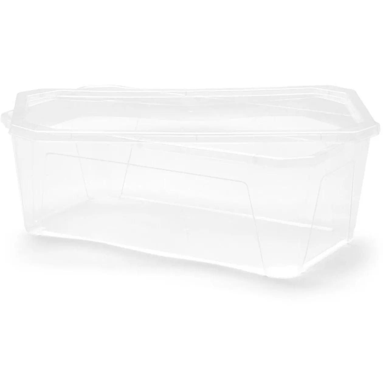 Boîte 6L plastique transparent x6