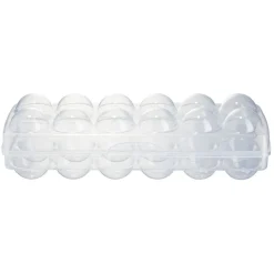 Boîte pour 12 oeufs plastique transparent