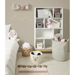 Boîte rangement en plastique design relief 17,5L