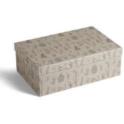 Boîte rectangulaire en carton imprimé 40x26,5xH13,8cm