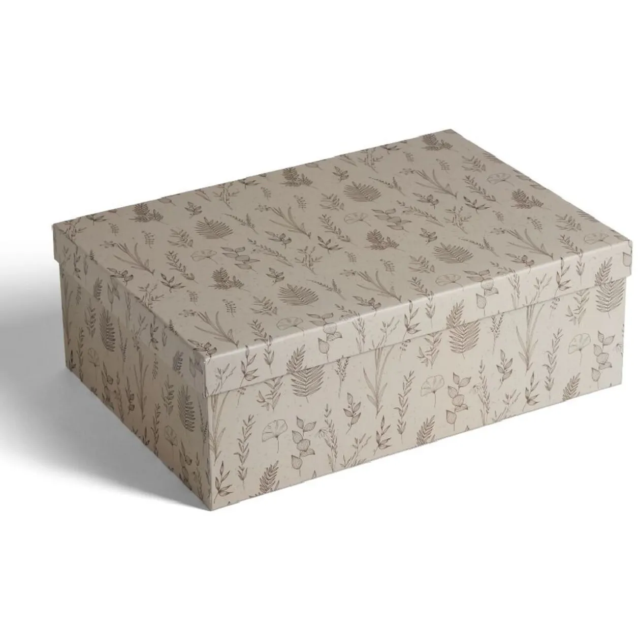 Boîte rectangulaire en carton imprimé 44x31xH15cm