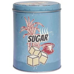 Boîte ronde de conservation en métal Ø10 x H13,1 cm