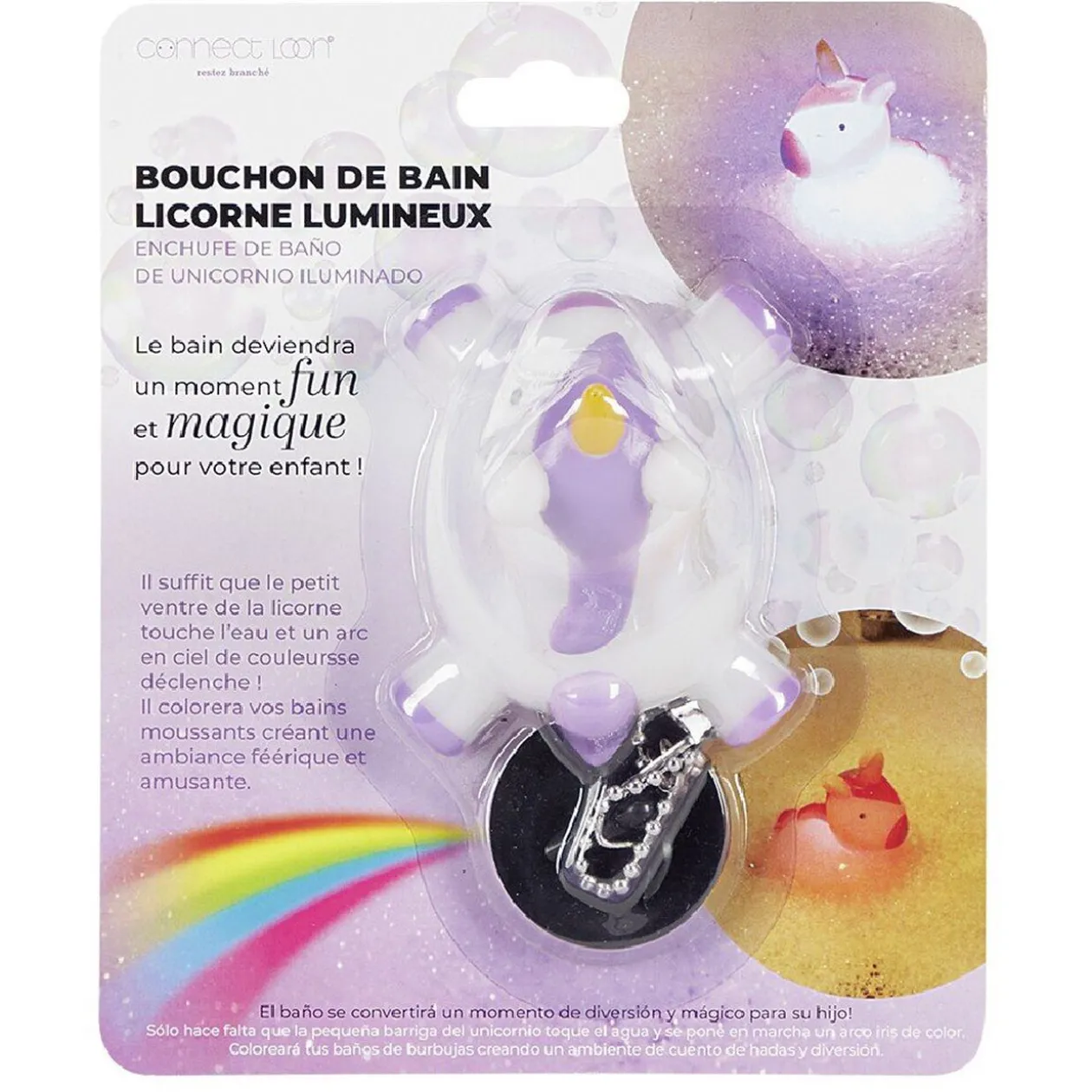 Bouchon bain licorne