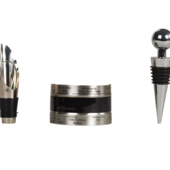 Bouchon bec verseur et thermomètre à vin