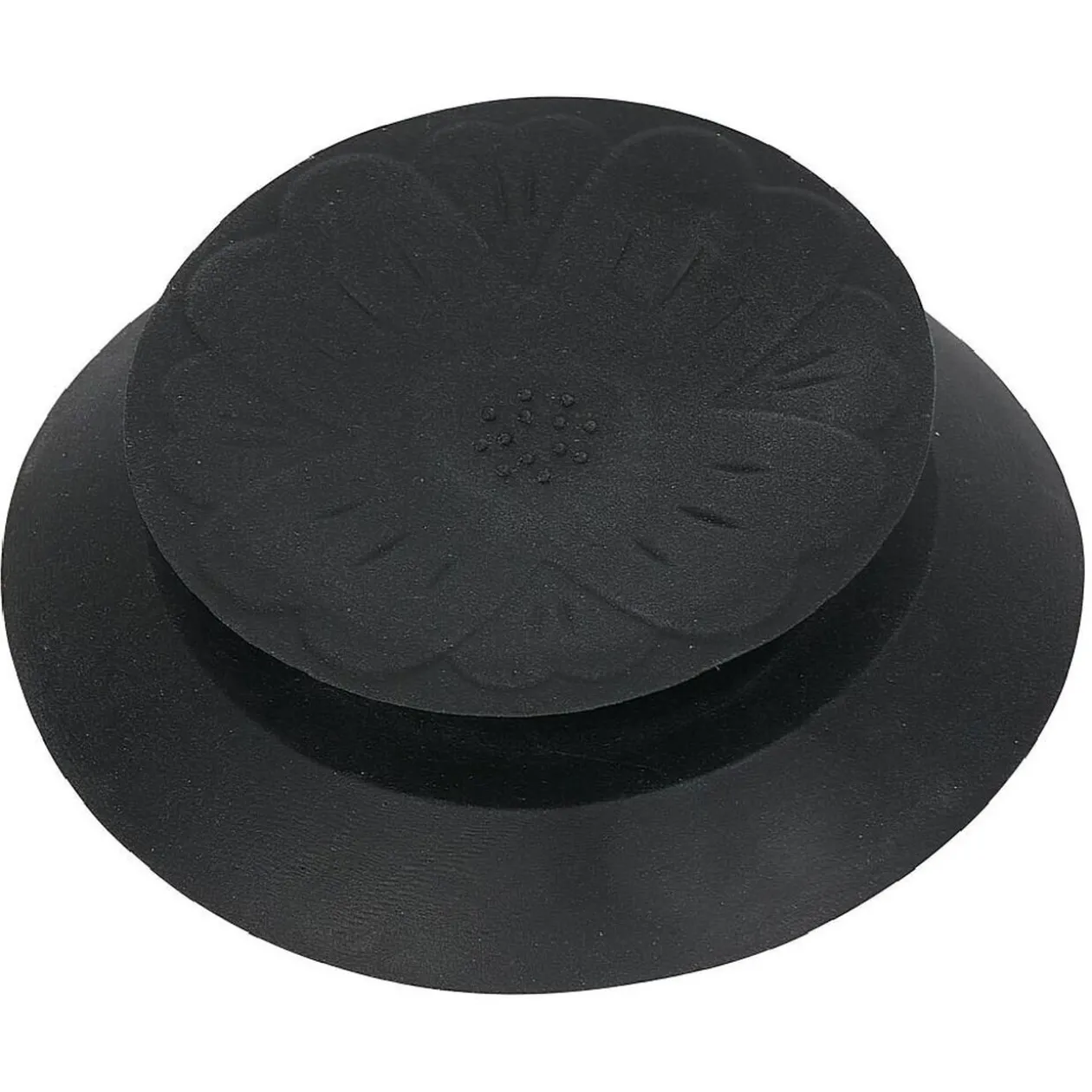 Bouchon d'évier plastique noir