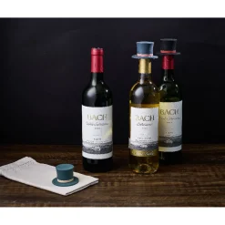 Bouchon silicone bouteille de vin forme chapeau Ø3,5xH6cm