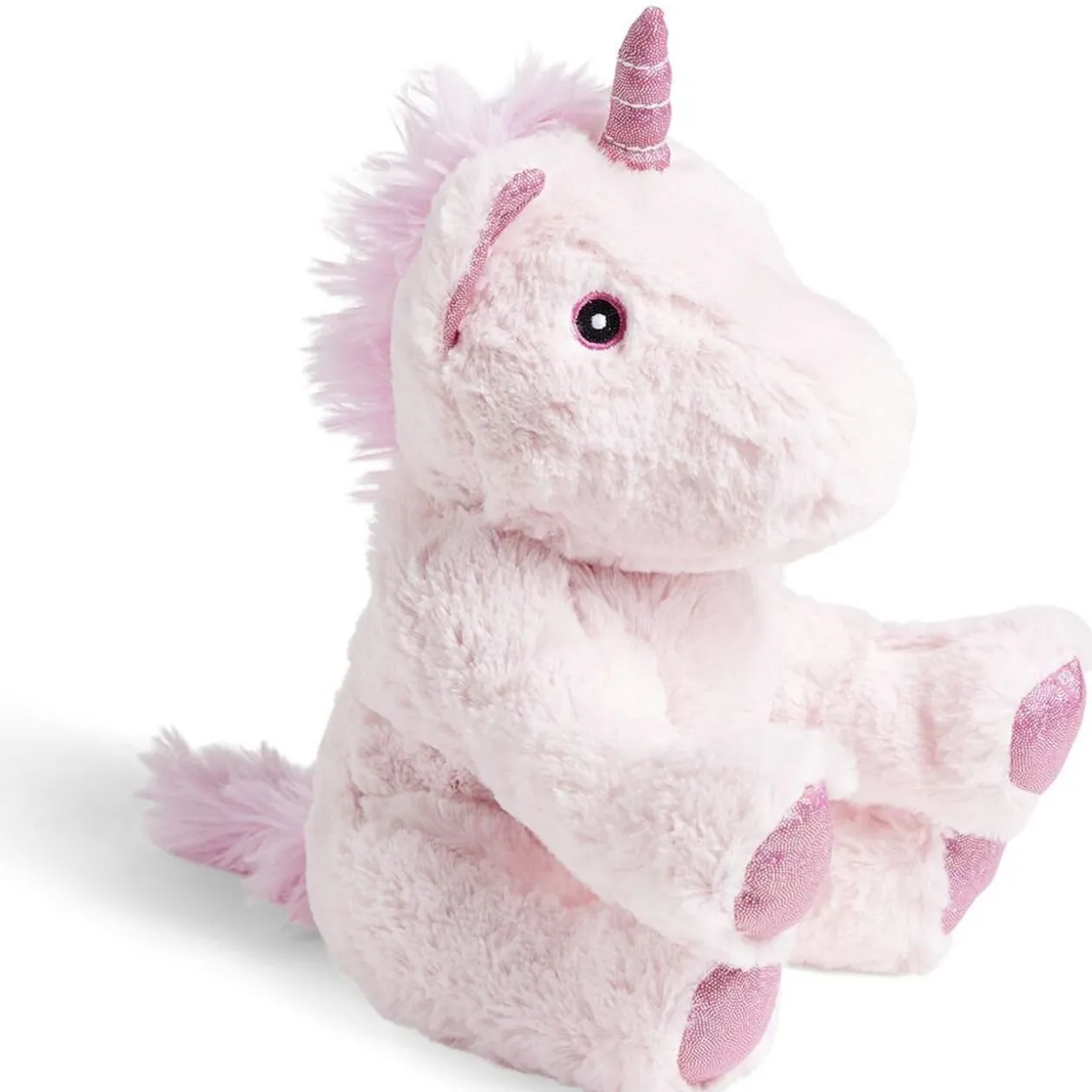 Bouillotte peluche licorne H30x15cm
